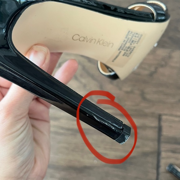 Calvin Klein Didot Round Open-Toe Stiletto Heel. Women’s size 8.5 - Picture 9 of 10